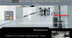 Desktop Screenshot of beton-cire-bordeaux.com